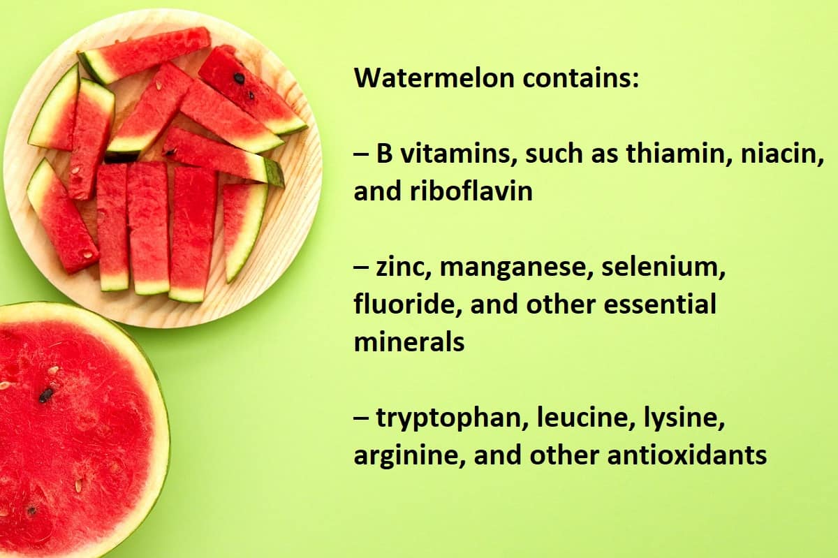 Watermelon nutrition